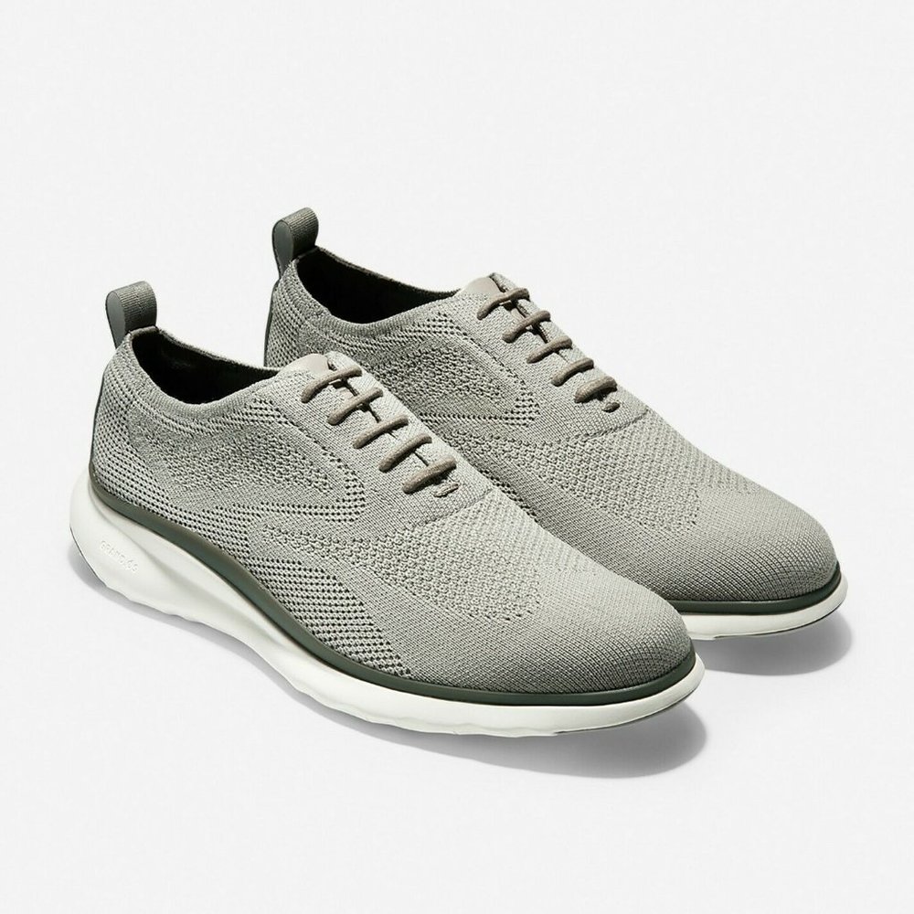 Cole Haan Men's 3.ZeroGrand Taupe Stitchlite Wingtip Oxford Shoes - 11.5M - NIB